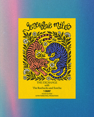 Genevieve Miles + The Roebucks + Sorcha at Exchange