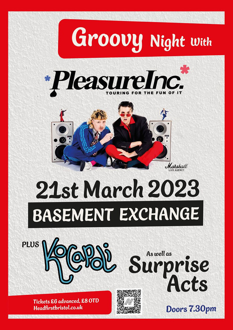 Groovy night with Pleasure Inc at Exchange