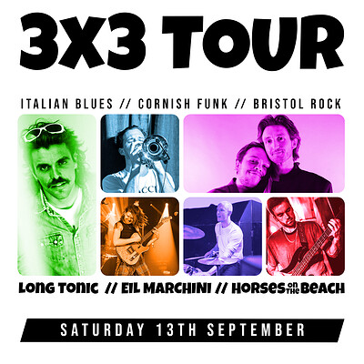 Horses on The Beach x Long Tonic x Eil Marchini at Exchange