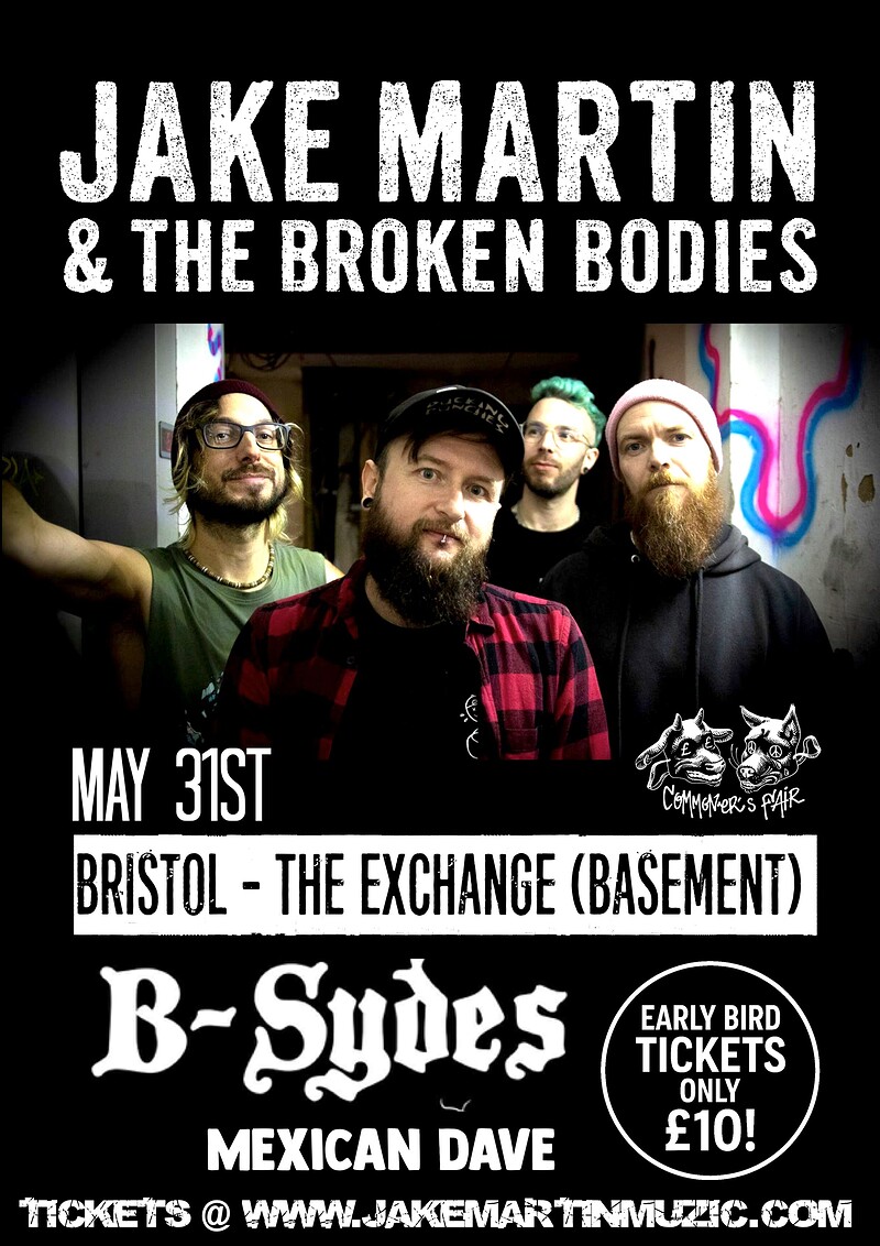 Jake Martin & The Broken Bodies at Exchange