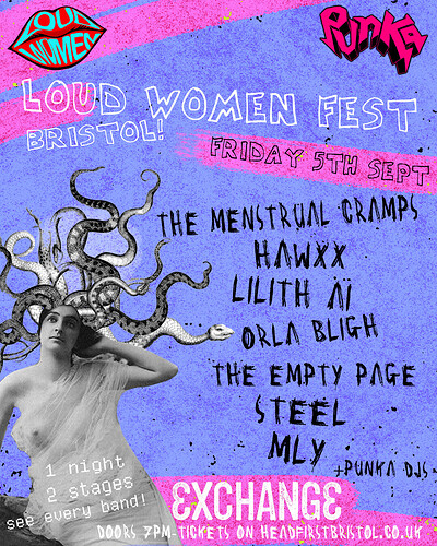 LOUD WOMEN FEST BRISTOL at Exchange