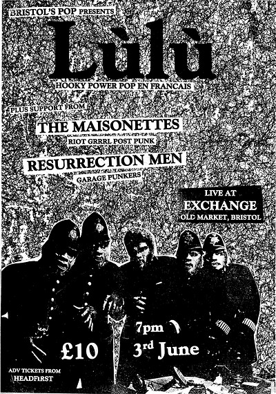 LULU , THE MAISONETTES and RESURRECTION MEN at Exchange