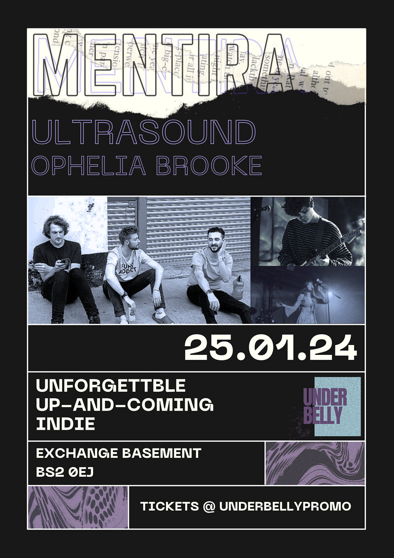 Mentira, with Ultrasound and Ophelia Brooke at Exchange