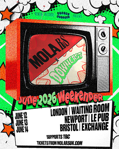 Molars x Downcast at Exchange