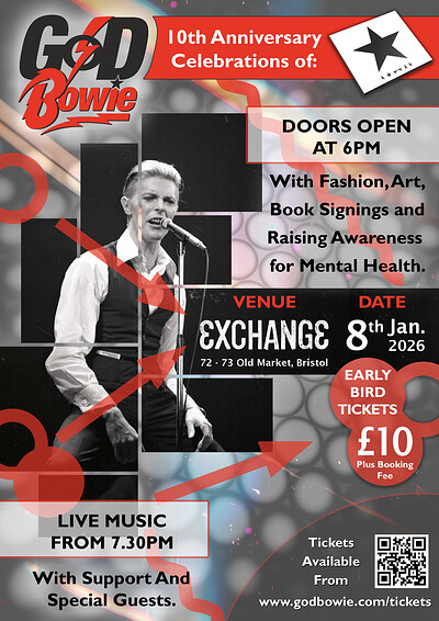 POSTPONED TILL SPRING A Celebration of the Genius of David Bowie at Exchange