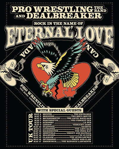 Pro Wrestling The Band x Dealbreaker at Exchange