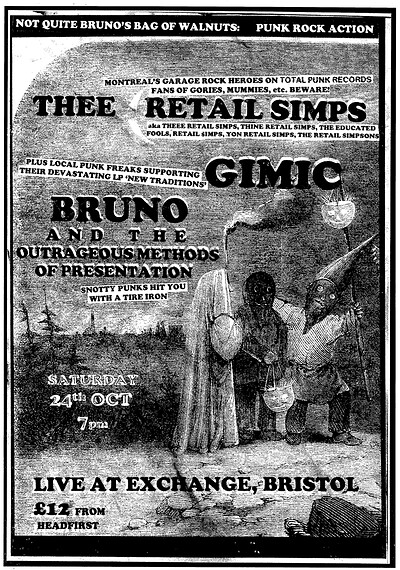 RETAIL SIMPS, GIMIC and BRUNO BOMP at Exchange