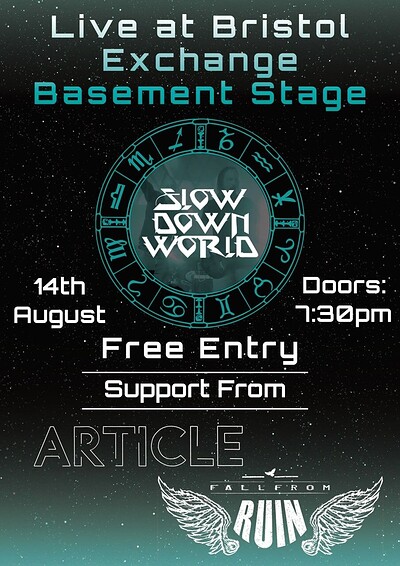 Slow Down World at Exchange
