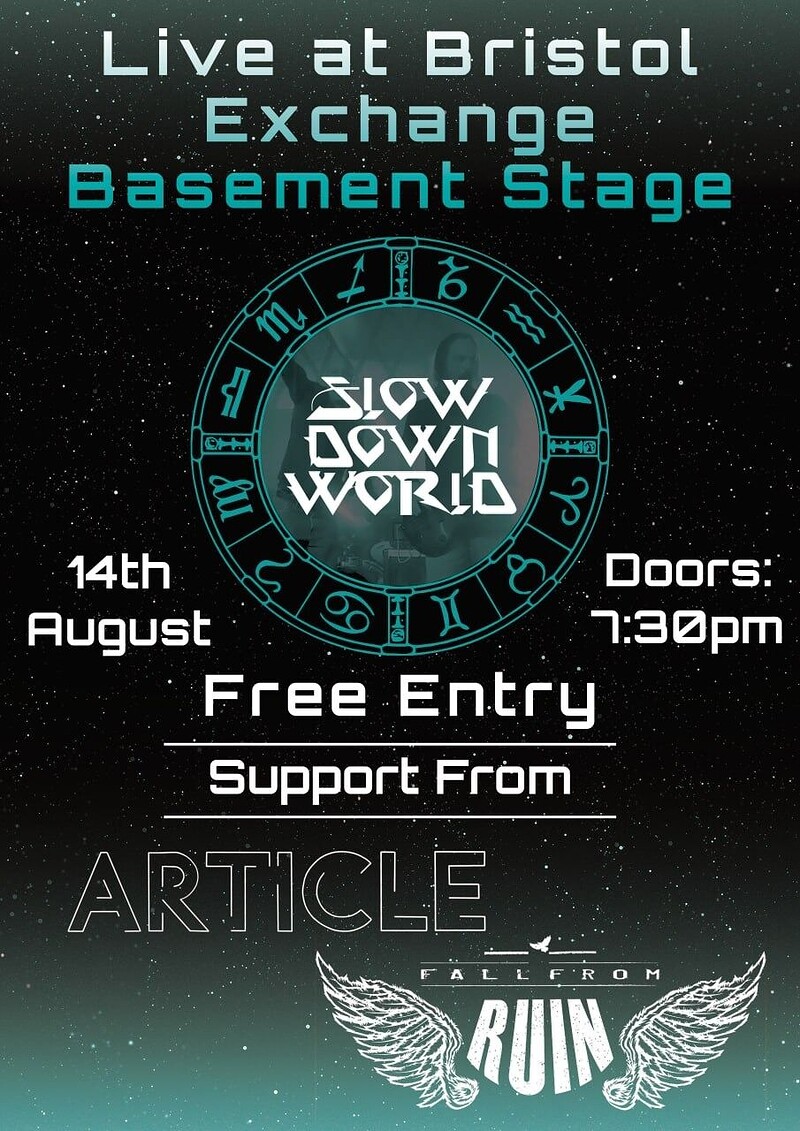 Slow Down World at Exchange