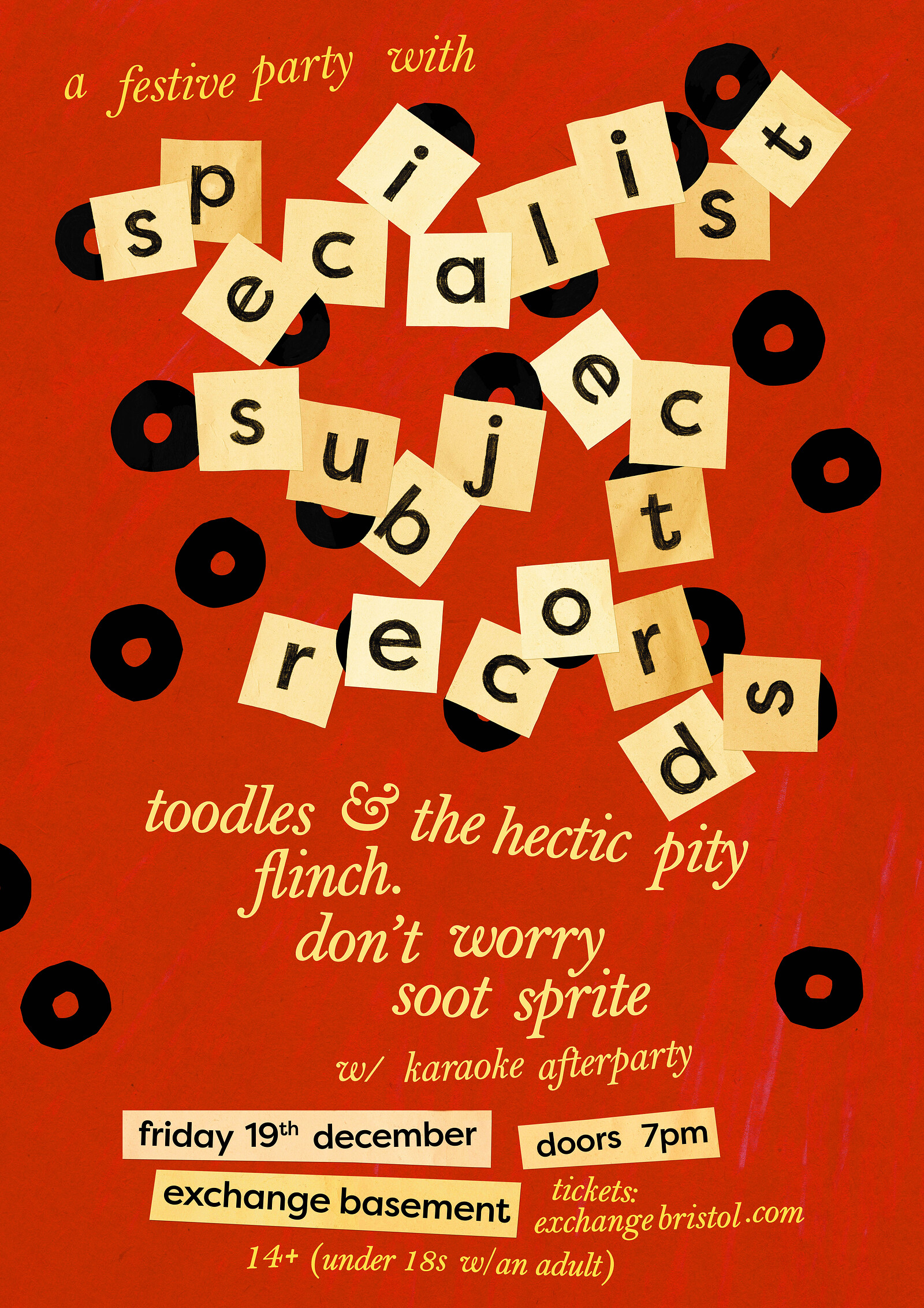 Specialist Subject - Festive Party with Toodles, Soot Sprite.. at Exchange