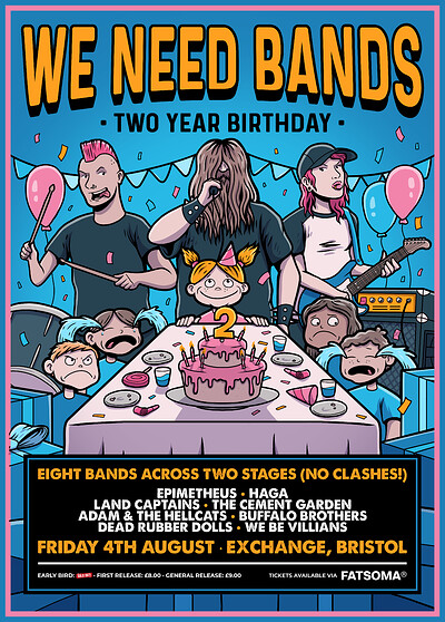 WE NEED BANDS | Two Years Of Running Shows at Exchange