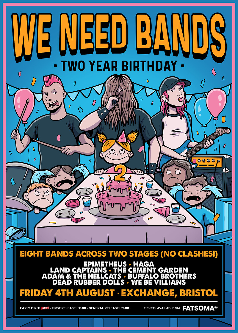 WE NEED BANDS | Two Years Of Running Shows at Exchange