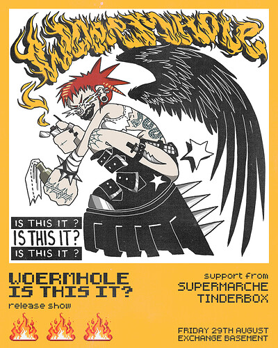 Woermhole Is this it? Release show at Exchange