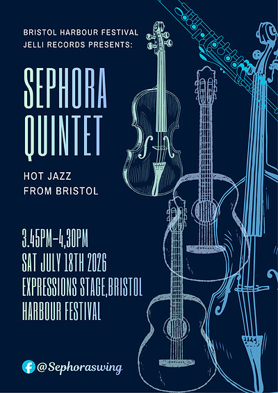 Sephora Swing Quartet at EXPRESSIONS stage @ Bristol Harbour festival