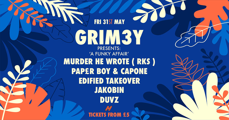 GRIM3Y PRESENTS ‘ A FUNKY AFFAIR ‘ at Faraway cocktail club