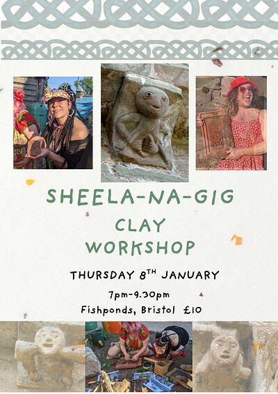Sheela-na-gig Clay Workshop at Fishponds, Bristol