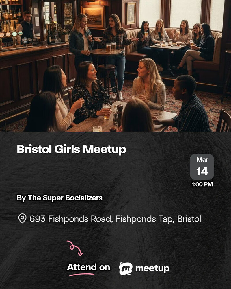 Bristol Girls Meetup at Fishponds tap
