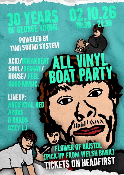 Vinyl Boat Party at Flower Of Bristol