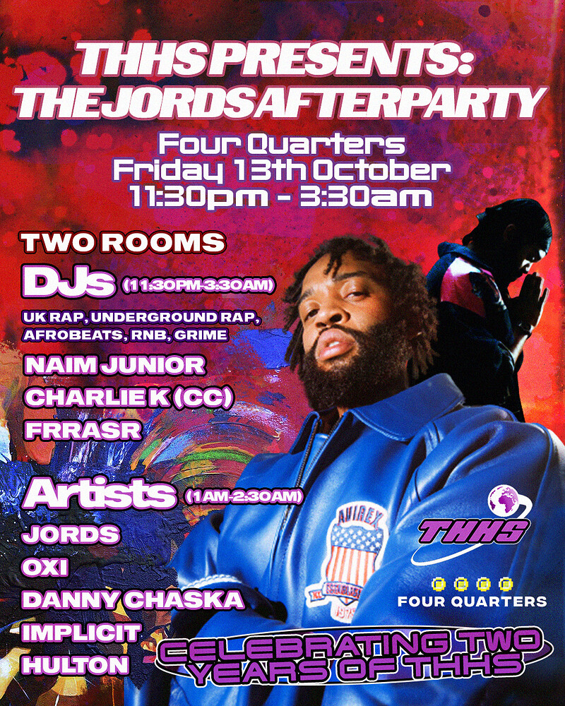 THHS Presents: The Jords Afterparty at Four Quarters