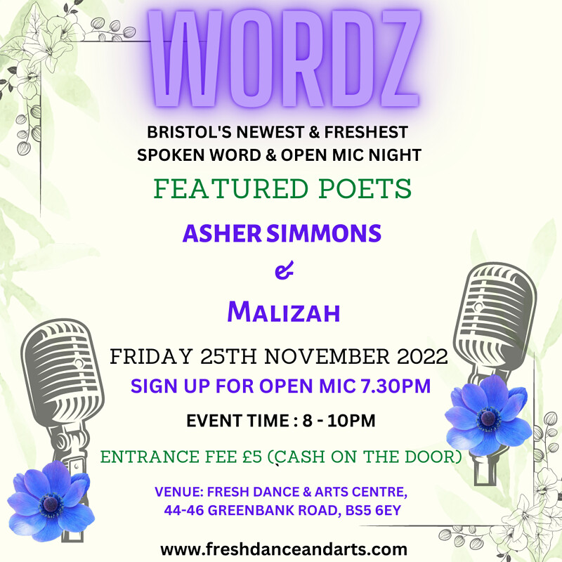 WORDZ at Fresh Dance & Arts Centre