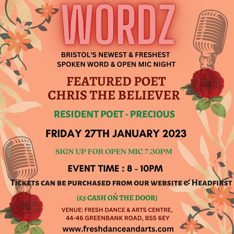 Wordz at Fresh Dance & Arts Centre