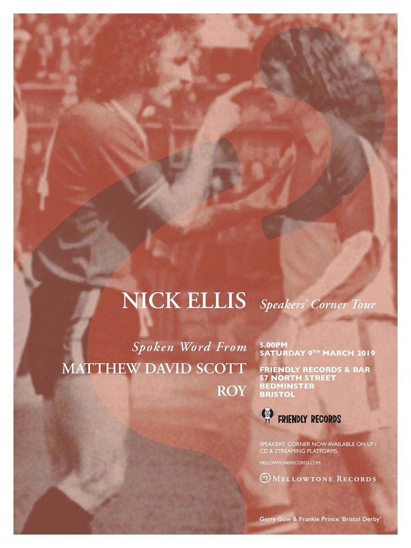 Nick Ellis  + Matthew David Scott & Roy at Friendly Records Bar