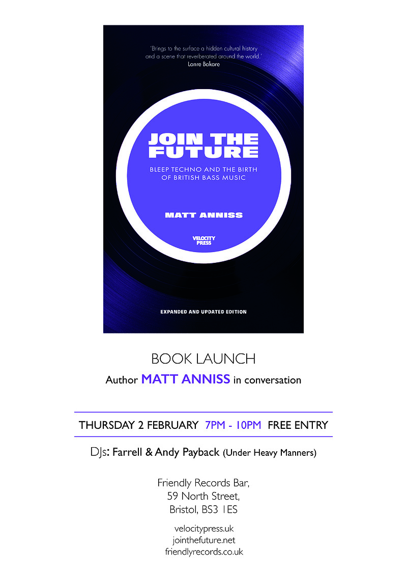 Join The Future: Q & A with author Matt Anniss at Friendly Records