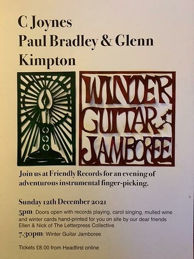 Winter Guitar Jamboree at Friendly Records