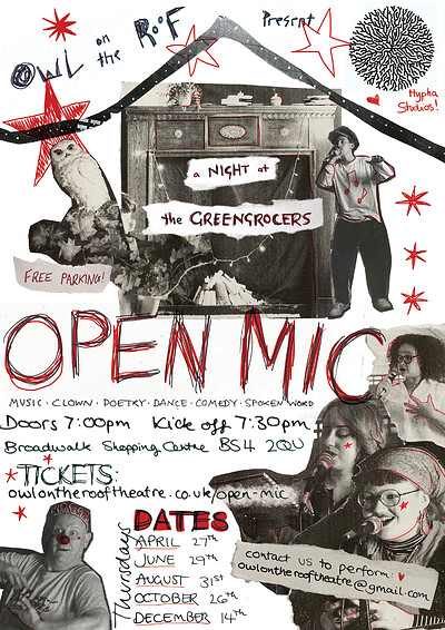 A Night at the Greengrocers - An Open Mic at Fruit and Veg Shop - Broadwalk Shopping Centre