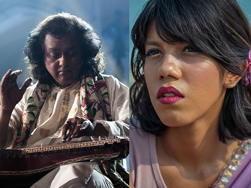 Debashish and Anandi Bhattacharya at Glastonbury Town Hall