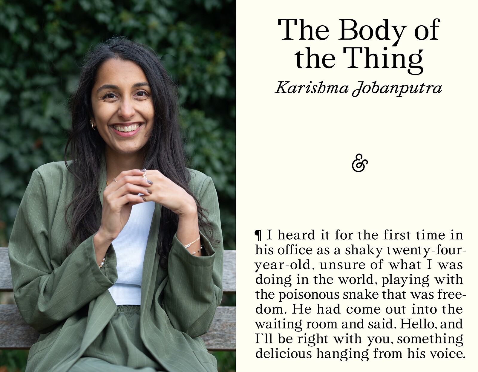 Karishma Jobanputra at Gloucester Road Books