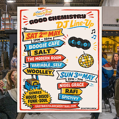 East Bristol Brewery Trail at Good Chemistry Tap Room - BS2 0RG