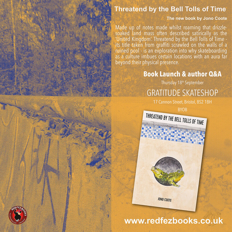 Threatend by the Bell Tolls of Time - Book Launch and Author Q&A at Gratitude Skate Shop