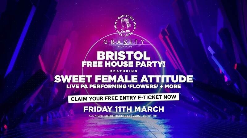DTM Bristol • 90's/00's Guilty Pleasure FREE PARTY at Gravity Bristol