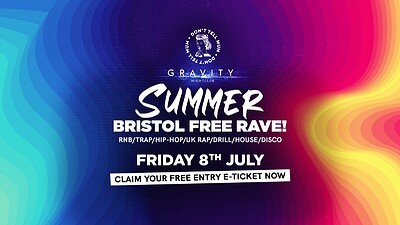 DTM Bristol • Summer FREE RAVE at Gravity Bristol