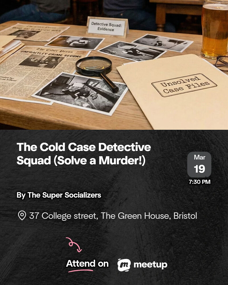 The Cold Case Detective Squad at Green house