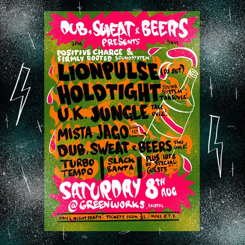 DUB SWEAT & BEERS DAY AND NIGHT PARTY at Green Works