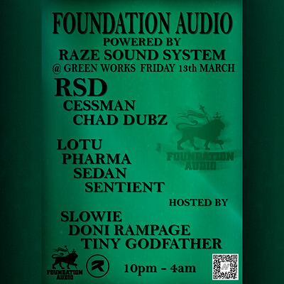 Foundation Audio Powered by Raze Sound System at Green Works
