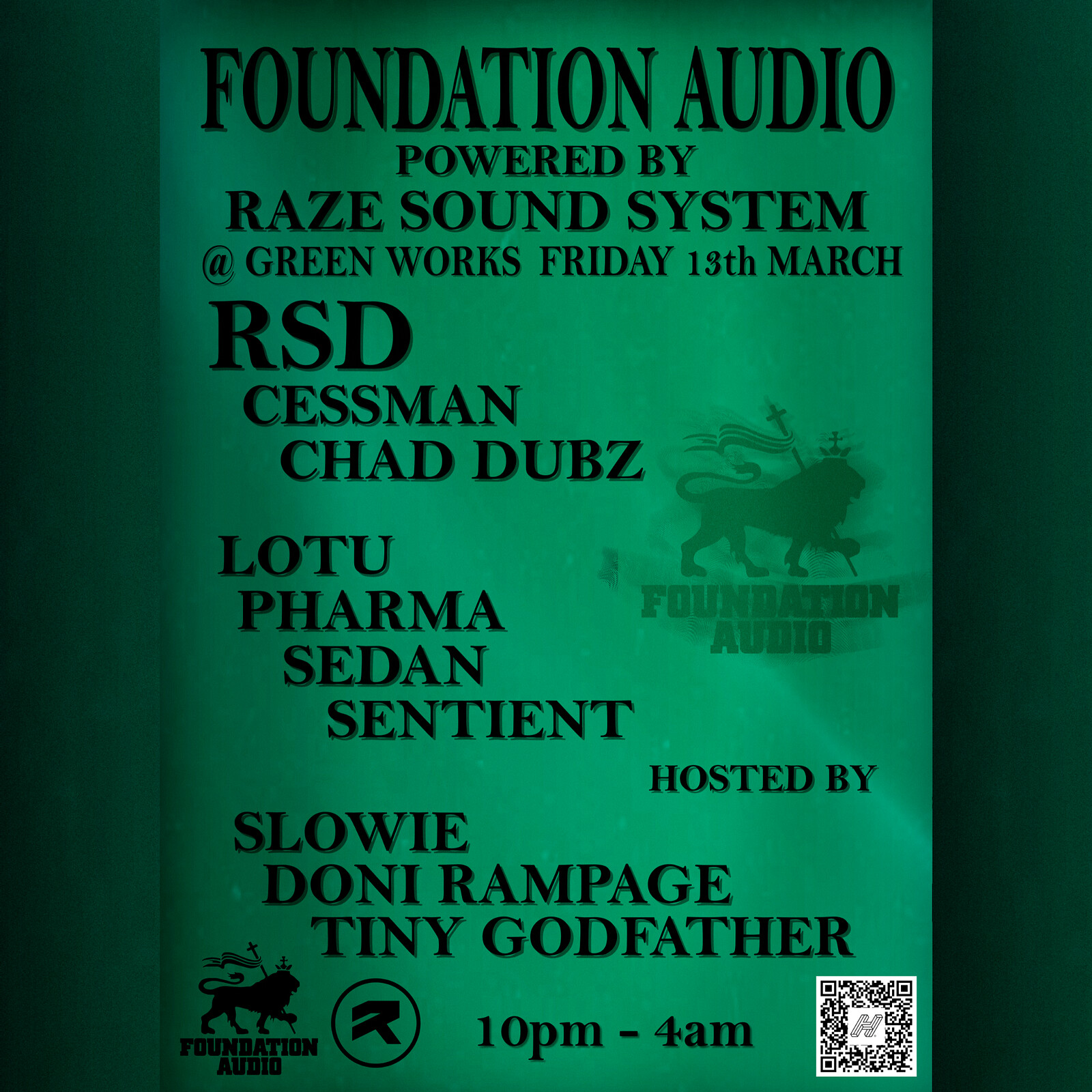Foundation Audio Powered by Raze Sound System at Green Works