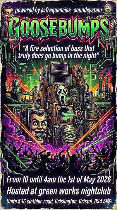 Goosebumps powered by frequencies_soundsystem at Green Works