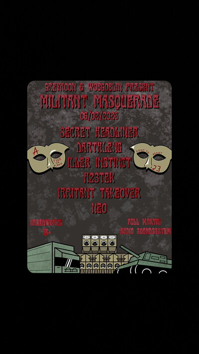 Militant masquerade at Green Works