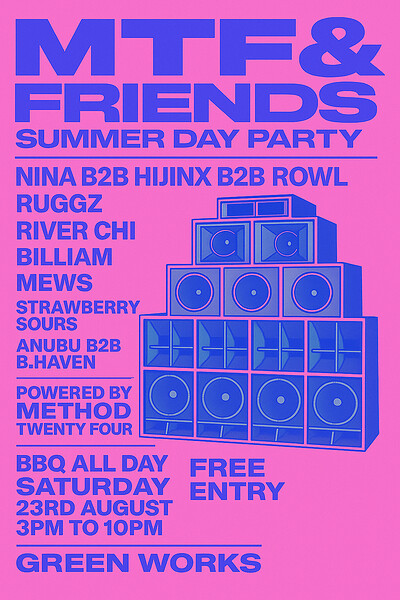 MTF & Friends Day Party at Green Works