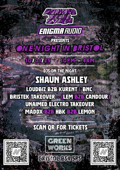 One night in Bristol at Green Works