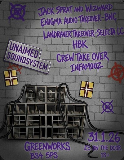 UNAIMED SOUNDSYSTEM at Green Works