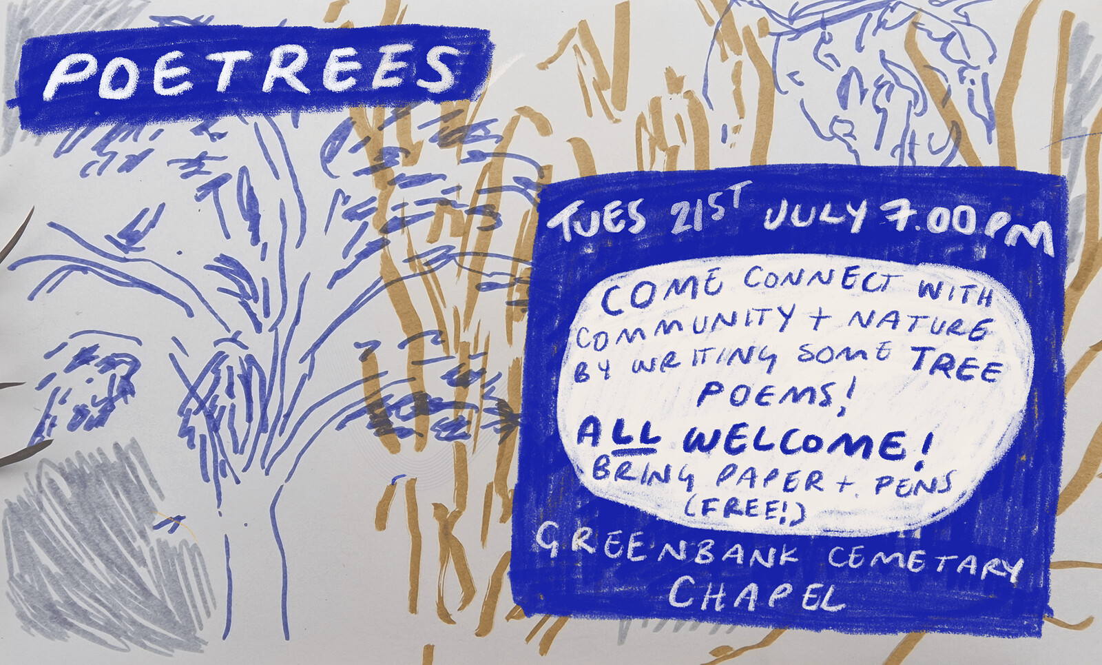 Poetrees at Greenbank Cemetary