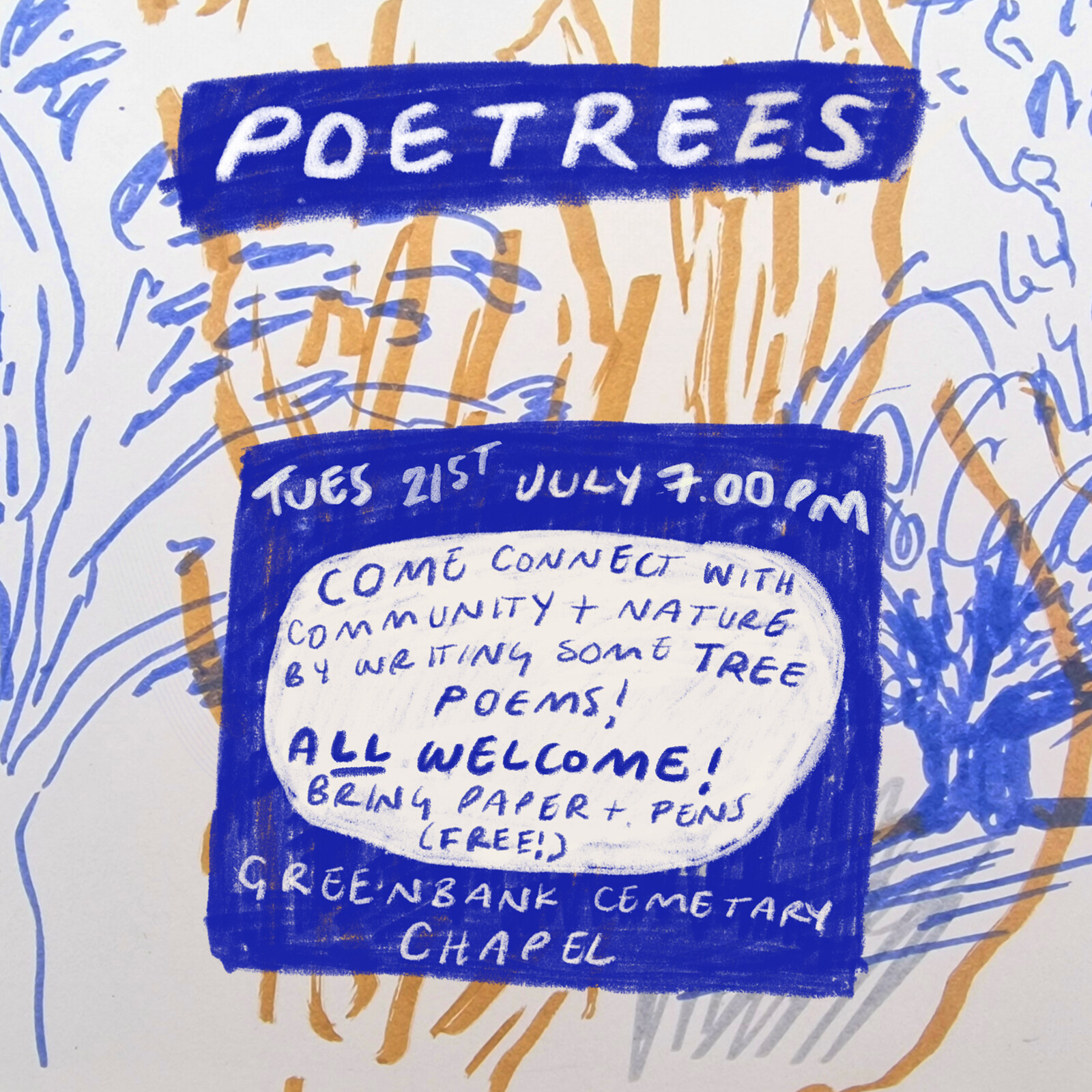 Poetrees at Greenbank Cemetary