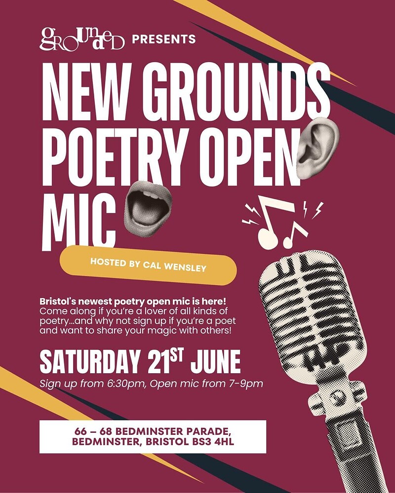 New Grounds Poetry Open Mic at Grounded Bedminster