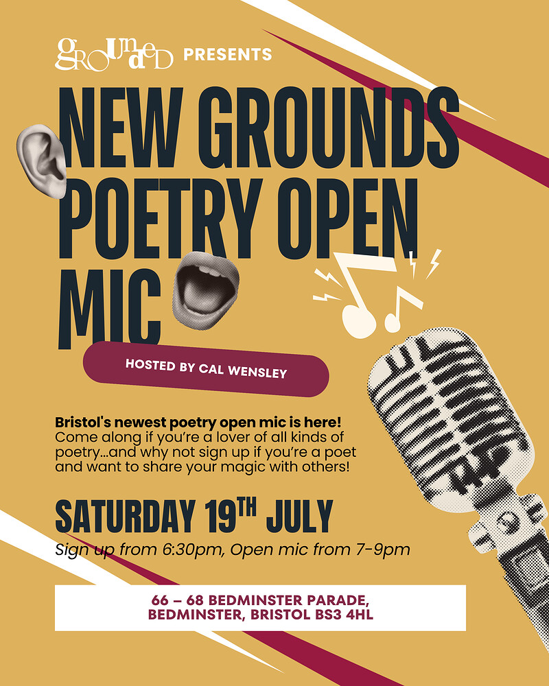 New Grounds Poetry Open Mic at Grounded Bedminster