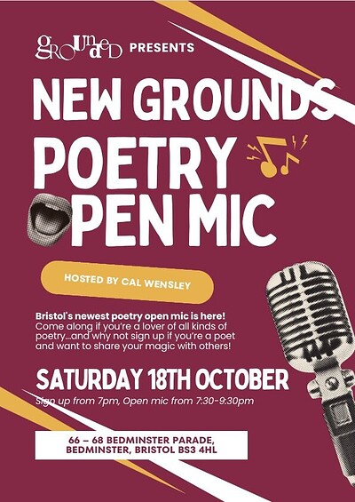 New Grounds Poetry Open Mic at Grounded Bedminster