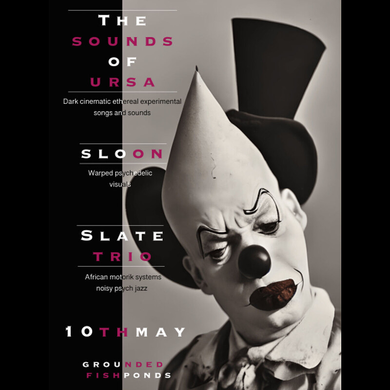 The Sounds of Ursa + Slate Trio + Soon Visuals at Grounded Fishponds